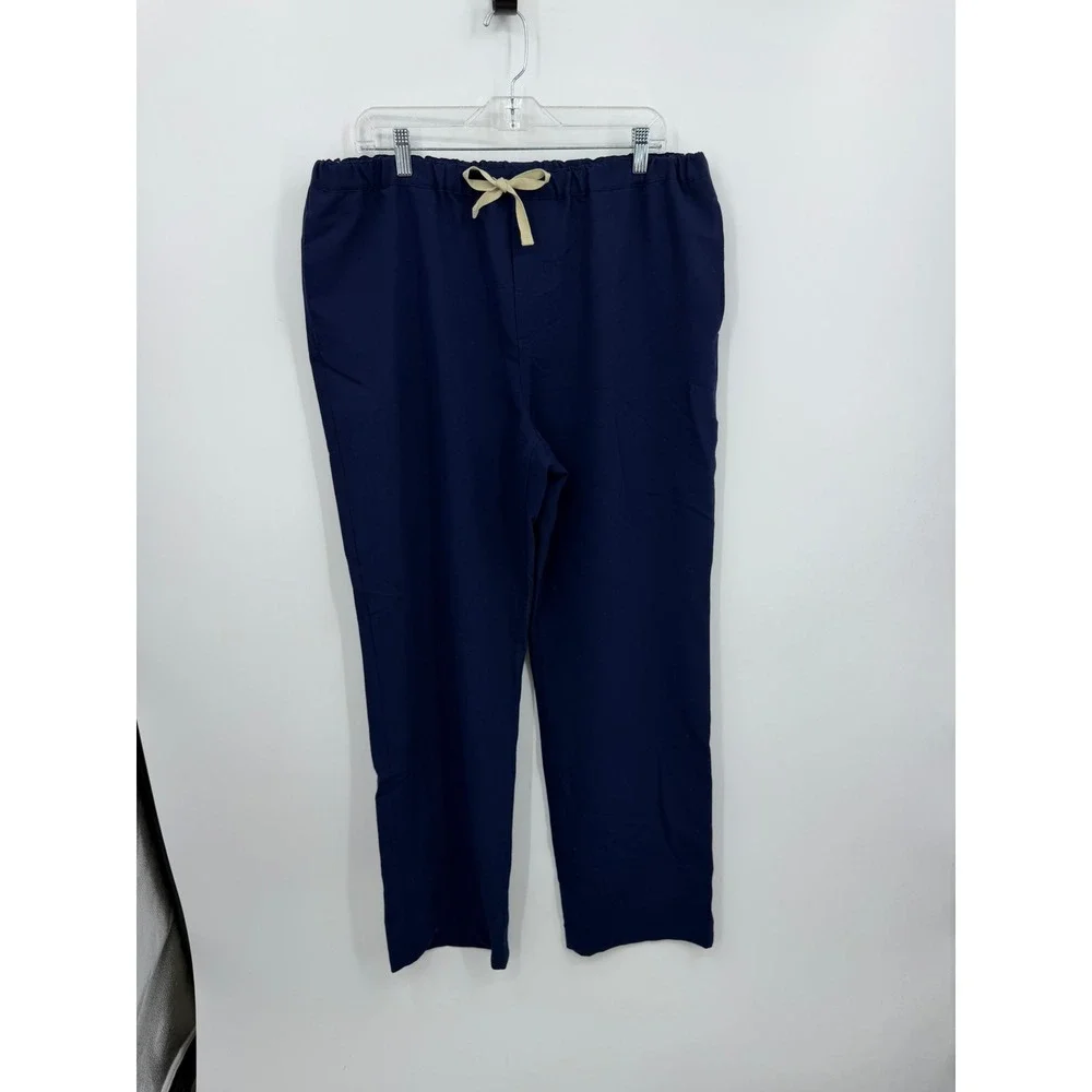 FIGS Pisco Scrub Pants Mens XL Navy Blue Technical Collection FM4500 Drawstring
